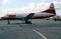 OO-DHH @ EKCH - OO-DHH in DHL c/s Copenhagen 1.8.89 - by leo larsen