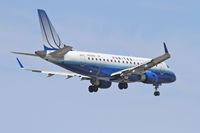 N856RW @ KORD - Shuttle America/United Express Embraer ERJ 170-100 SE, TCF3453 arriving from KLGA, RWY 10 approach KORD. - by Mark Kalfas