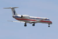 N377SK @ KORD - Chautauqua Airlines / American Connection Embraer EMB-135KL, CHQ5075 arriving from KCID, RWY 10 approach KORD. - by Mark Kalfas