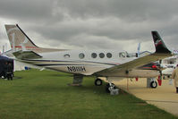 N8111H @ EGBK - Hawker Beechcraft Corp C90GTI, c/n: LJ-2011 exhibited at AeroExpo 2011 at Sywell - by Terry Fletcher