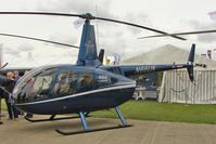 N66UK @ EGBK - Robinson Helicopter Co R66, c/n: 0017 exhibited at 2011 Aero Expo at Sywell - by Terry Fletcher