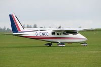 G-ENCE @ EGBK - 1978 Partenavia Costruzioni Aeronautiche Spa PARTENAVIA P68B, c/n: 141 at Sywell - by Terry Fletcher