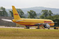 D-ALEG @ EGNX - DHL - by Chris Hall