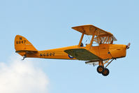 G-APAL @ EGSX - G-APAL (N6847), 1939 De Havilland DH82A Tiger Moth, c/n: 82102 at North Weald - by Terry Fletcher