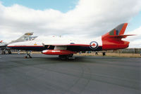 XL612 @ EGQL - Hunter T.7 of Boscombe Down's Empire Test Pilots School on display at the 1994 RAF Leuchars Airshow. - by Peter Nicholson