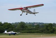 N2011B @ 42I - Departing the EAA fly-in at Zanesville, Ohio - by Bob Simmermon