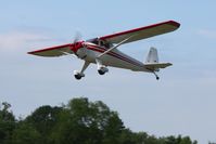 N2011B @ 42I - Departing the EAA fly-in at Zanesville, Ohio - by Bob Simmermon