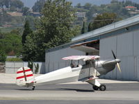 N443BD @ SZP - 1953 C.A.S.A. 1.131 Bucker JUNGMANN, Lycoming O-360 180 Hp upgrade, taxi to Rwy 22 - by Doug Robertson