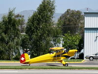 N104M @ SZP - 1992 Galpin Bucker JUNGMANN AERO Z 131, Lycoming IO-360 A&C 200 Hp conversion, taxi to Rwy 22 - by Doug Robertson