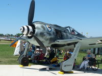 N190RF - FW 190 A-9 BLACK 14 (Luftwaffe ace Oskar Bösch - 18 kills) EAA AIRVENTURE OSHKOSH 7/26/2011 - by Ty Brenner