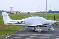 N107CB @ EGNT - Newcastle resident - by Chris Hall