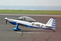 G-HILZ @ EGNT - RV8tors display team - by Chris Hall