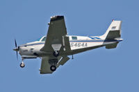 N6464A @ EEN - On approach runway 02 Dillant-Hopkins Airport, Keene, NH - by Ron Yantiss