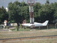 N82EZ @ POC - Airbourne, staying low until further down the runway and then lifting off - by Helicopterfriend