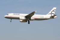 SX-DVK @ EBBR - Arrival of flight A3 620  to RWY 25L - by Daniel Vanderauwera