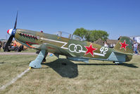 N1157H @ OSH - 1994 Yakovlev YAK-9U-M, c/n: 0470402 at 2011 Oshkosh - by Terry Fletcher
