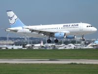 F-HBAL @ LFPO - Based Orly/Sud, Aigle Azur flies on a scheduled basis to points in Algeria, Morocco, Tunisia, Mali, Burkina Faso, Senegal, Portugal. While on her way back, Alpha-Lima was vectored on runway 08/26 which is normally in use when easterly winds prevail - by Alain Durand