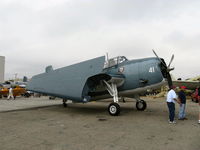 N3967A @ CMA - 1945 Grumman TBM-3U AVENGER Torpedo Bomber, Wright R-2600 1,700 Hp, wings hydraulically fold for aircraft carrier stowage. - by Doug Robertson