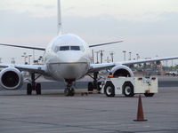 N76519 @ PHX - A good buddy pushing her back - by Eagar
