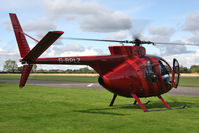 G-BPLZ @ EGBR - Hughes 369HS at The Real Aeroplane Company's Helicopter Fly-In, Breighton Airfield, September 18th 2011. - by Malcolm Clarke