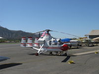N6134S @ SZP - 1965 Air & Space Mfg. Inc. 18A jump start autogyro, Lycoming O&VO-360 180 Hp pusher - by Doug Robertson