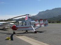 N6134S @ SZP - 1965 Air & Space Mfg. Inc. 18A jump start autogyro, Lycoming O&VO-360 180 Hp pusher, very rare production aircraft derived from the Umbaugh 18A circa 1962, two-place tandem seats - by Doug Robertson