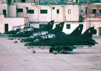 604 @ LMML - Hawks T60 604/5/6/7 of Zimbabwe Air Force lined at Luqa on delivery to destination. - by raymond