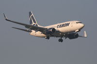 YR-BGI @ EBBR - Arrival of flight RO371 to RWY 02 - by Daniel Vanderauwera