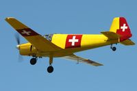 N94245 @ KVTA - Departing the EAA fly-in at Newark, Ohio - by Bob Simmermon