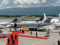 OE-LGX @ LSGG - Parked in EBACE static - by John1958