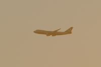 UNKNOWN @ DFW - 747 on early morning approach to DFW (Shot from my back yard) - by Zane Adams