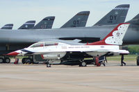UNKNOWN @ DYS - Thunderbird extra aircraft - At the B-1B 25th Anniversary Airshow - Big Country Airfest, Dyess AFB, Abilene, TX - by Zane Adams