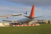 G-EZKC @ EGBP - G-EZKC built 2004, at the end of its life 2011 - in the scrapping area at Kemble - by Pete Hughes