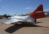 141121 - Grumman TAF-9J (F9F-8B) Cougar at the Pima Air & Space Museum, Tucson AZ - by Ingo Warnecke