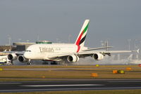 A6-EDO @ EGCC - Emirates - by Chris Hall