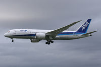 N787EX @ FTW - Boeing 787 #2 landing at Meacham Field - Fort Worth, TX - by Zane Adams