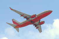 N729SW @ KPHX - SWA B737 Climbs out @ PHX - by Kenny Ganz