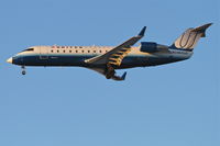 N825AS @ KORD - ExpressJet/United Express CL-600-2B19, ASQ5689 arriving from Savannah/Hilton Head - KSAV, RWY 28 approach KORD. - by Mark Kalfas