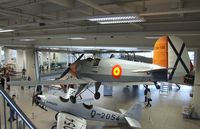 E3B-555 - CASA 1.131 (E3B) (spanish license built Bücker Bü 131 Jungmann) at the Deutsches Museum, München (Munich) - by Ingo Warnecke