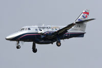 G-CCPW @ EGNT - British Aerospace BAe-3112 Jetstream 31 on approach to Runway 25 at Newcastle Airport, March 2012. - by Malcolm Clarke
