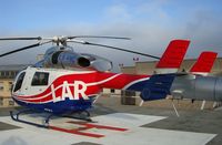 LX-HMD @ LUX - Air Ambulance on call out at Heliport - Zitha Medical Center downtown Luxembourg - by Jean M Braun