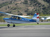 N57404 @ SZP - 1973 Bellanca 7ECA CITABRIA, Lycoming O-235 115 Hp, landing Rwy 04 - by Doug Robertson