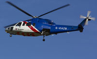 G-KAZB @ EGSH - Bristow 508 arriving at EGSH - by Matt Varley