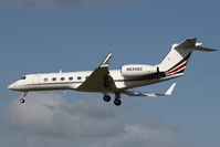 N534QS @ EGLL - Netjets 2006 Gulfstream Aerospace GV-SP (G550), c/n: 5103 at Heathrow - by Terry Fletcher