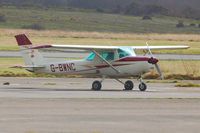 G-BWNC @ EGFH - Visitng Cessna 152 from the South Warwickshire School of Flying. - by Roger Winser