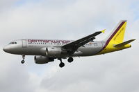 D-AKNS @ EGLL - 2000 Airbus A319-112, c/n: 1277 of German Wings 
ex N743UW of US Airways - by Terry Fletcher