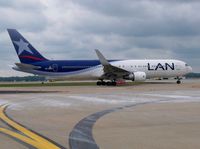 CC-CEB @ ATL - LAN airlines Boeing 767-300 - by dexter greene