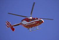 VH-FHD @ YSWG - Kawasaki Heavy Industries BK-117 B-2 just after take off from Wagga Wagga Airport for flood operations. - by YSWG-photography