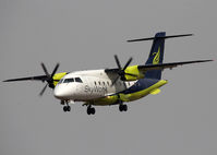 HB-AER @ LEBL - Landing rwy 25R - by Shunn311