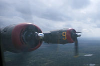 N224J @ DAL - On board the Collings Foundation B-24J Witchcraft on the Shreveport to Dallas leg. (Thanks Jim! ) - by Zane Adams